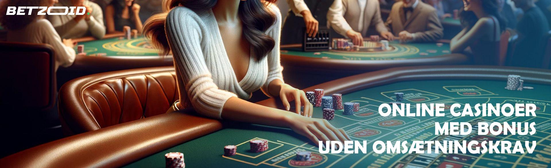 Online Casinoer med Bonus Uden Omsætningskrav.