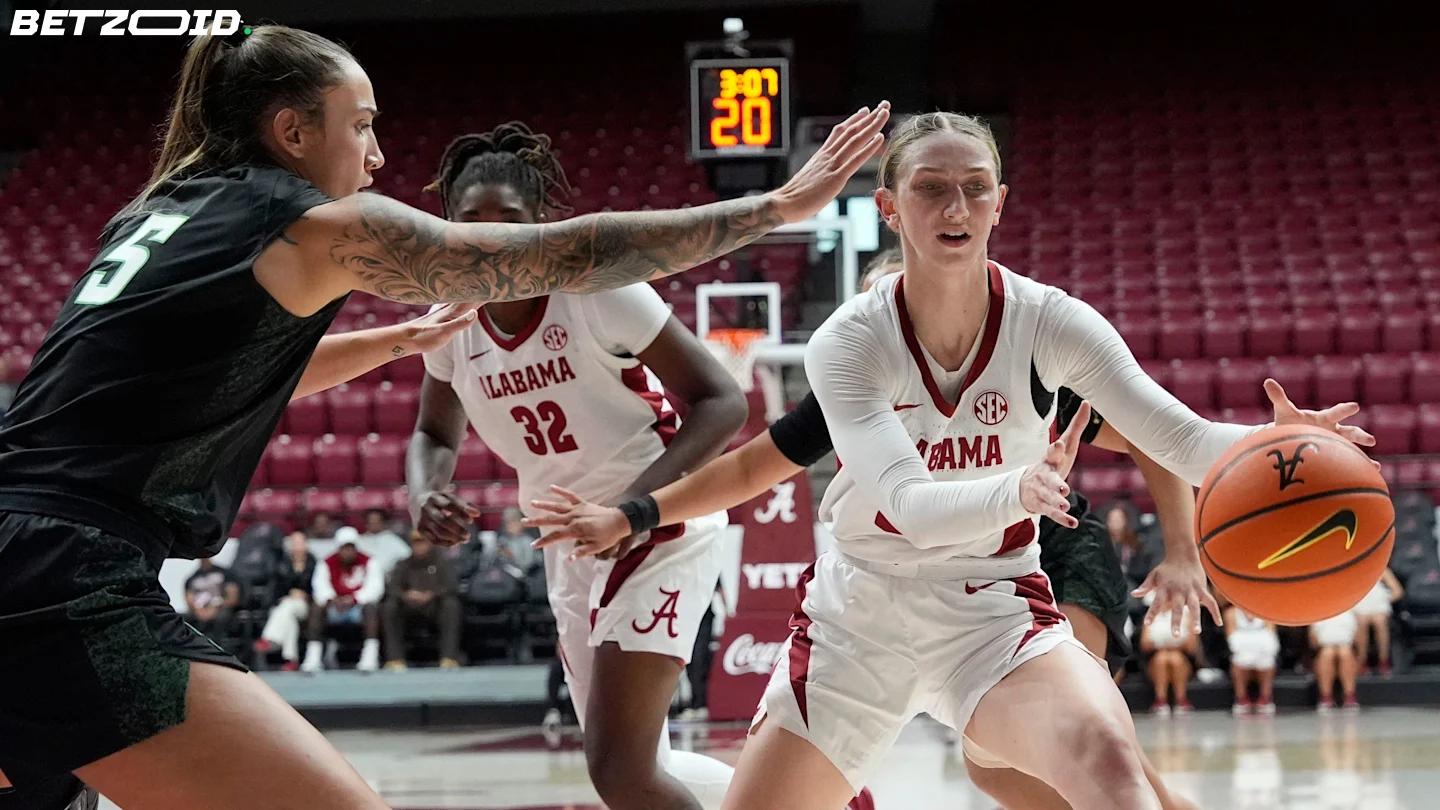 Alabama Women's Basketball Edges Past Stetson in Season Opener Thriller.