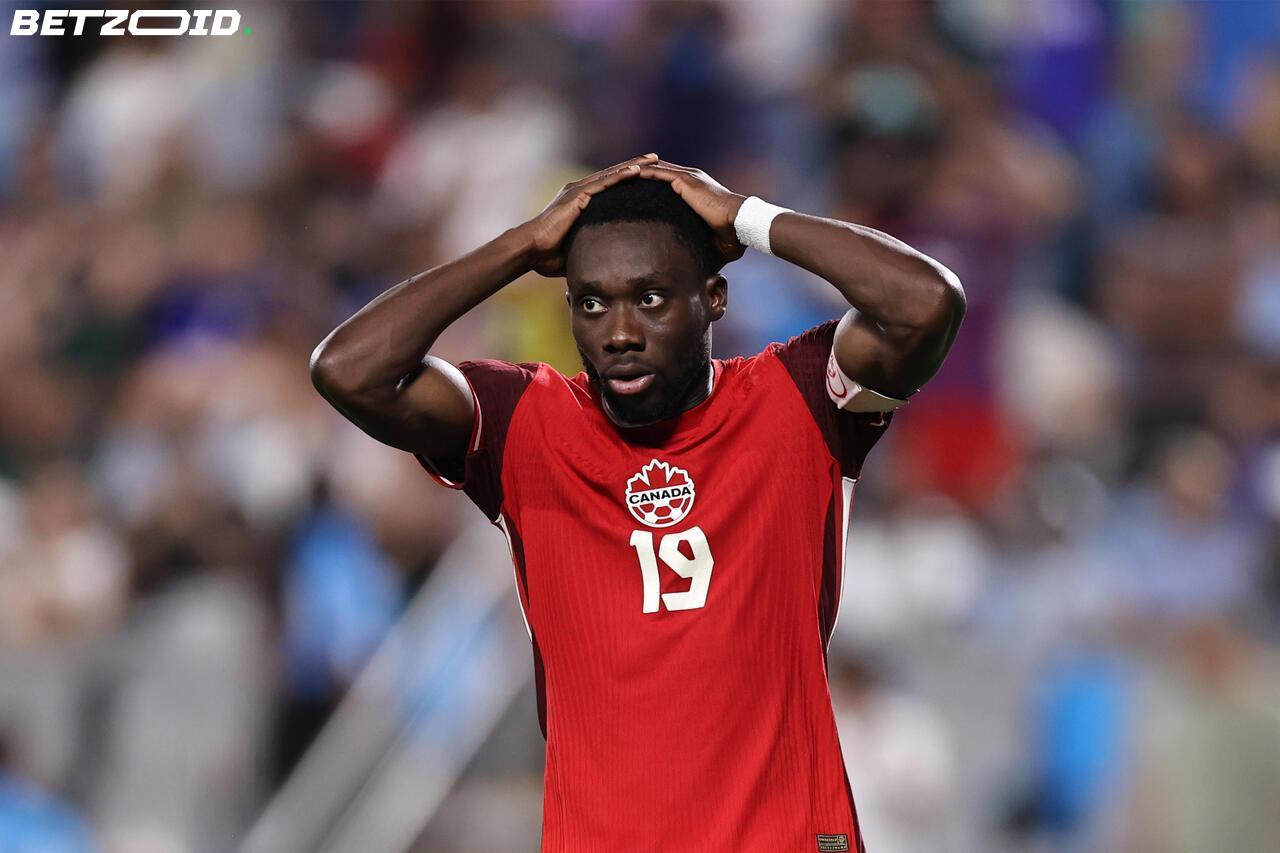 Alphonso Davies Out 4-5 Weeks With Hamstring Injury, World Cup Place in Serious Doubt.