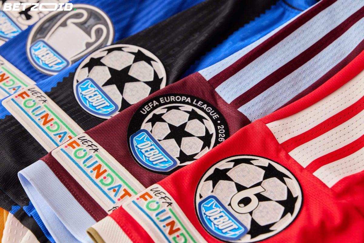 Champions League Players Will Wear 'Debut Patches' From 2026-27 — And the Cards Could Be Worth Millions.