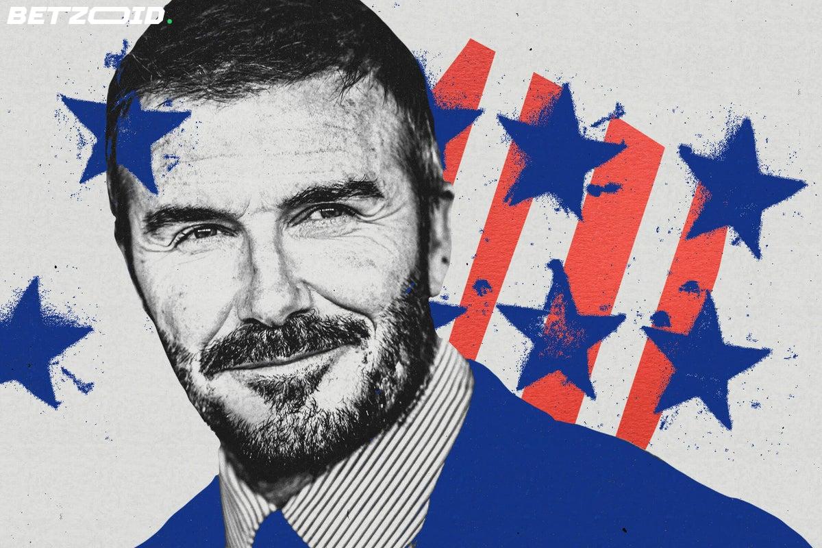 David Beckham Is the English Face of America's World Cup — and He Earned Every Bit of It.