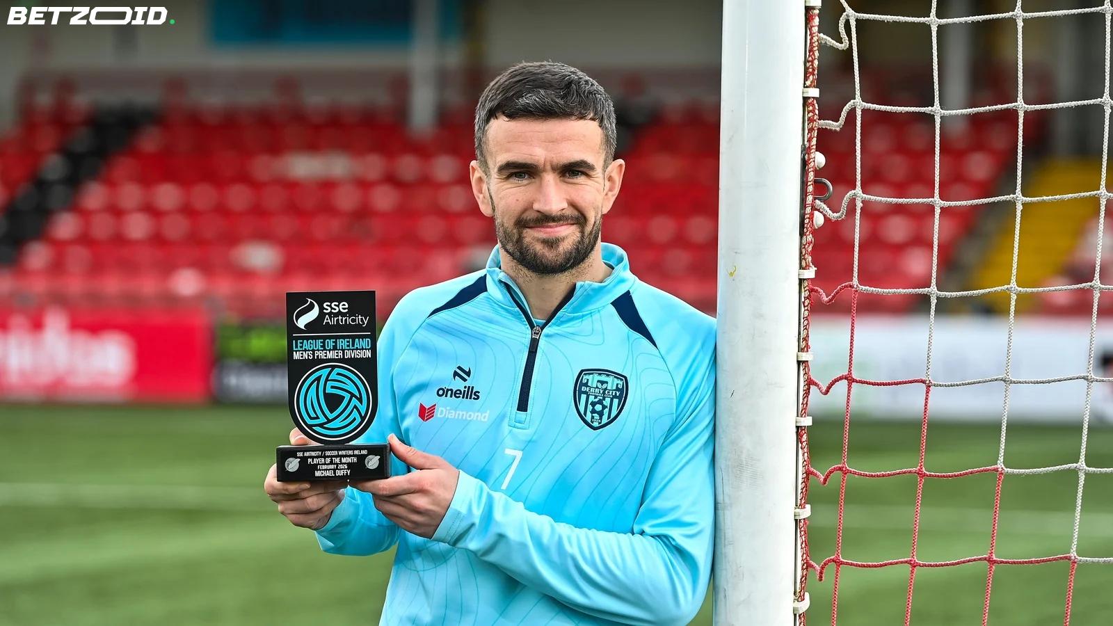 Duffy Bags First Player of the Month Award of New Season.