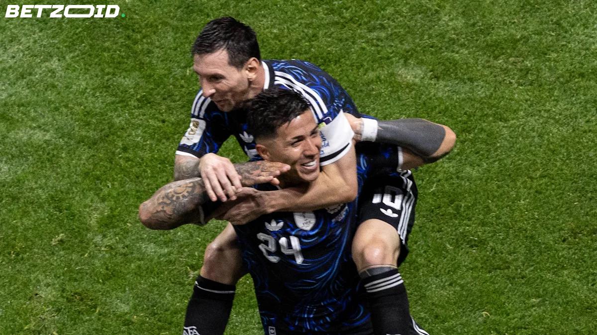 Enzo Fernandez's Farewell to Messi: 'How Lucky I Was, Leo'.