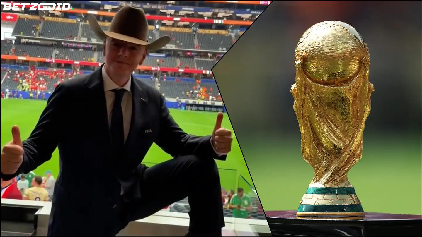 Infantino Posts Thumbs Up for World Cup Hosts Still Waiting for Their Money.