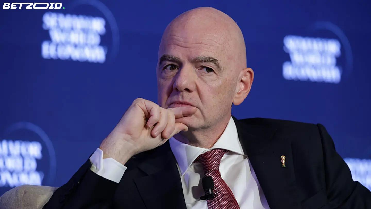 Infantino's Instagram Post Is Basically a Campaign Ad for Florentino Pérez.