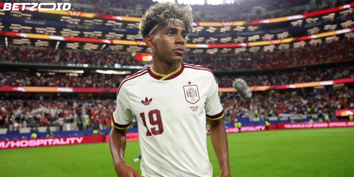 Lamine Yamal Is 19, a World Cup Finalist, and Still Flashing His Postcode After Every Goal.