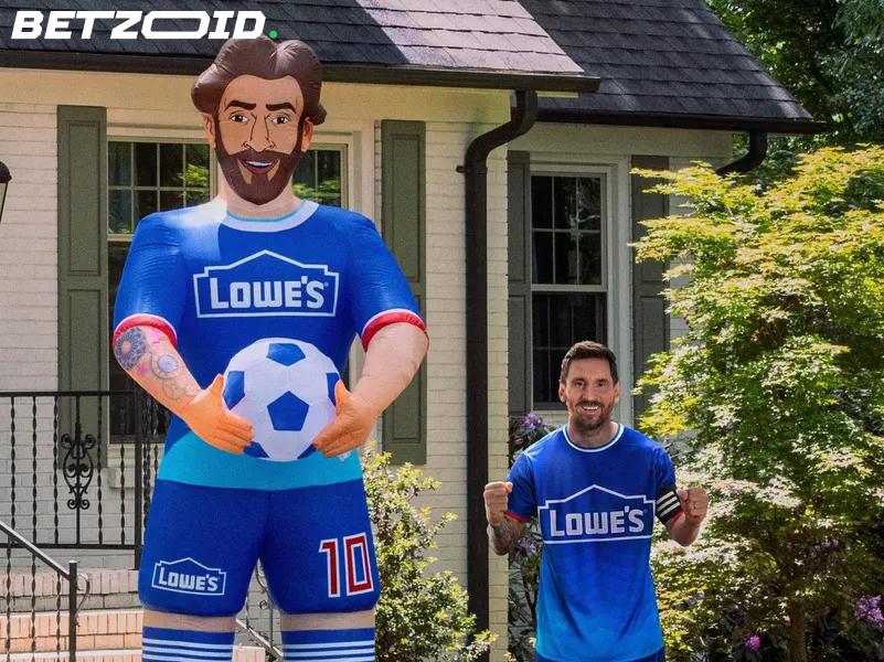 Lowe's Is Selling 10-Foot Messi Lawn Statues and They'll Probably Sell Out.