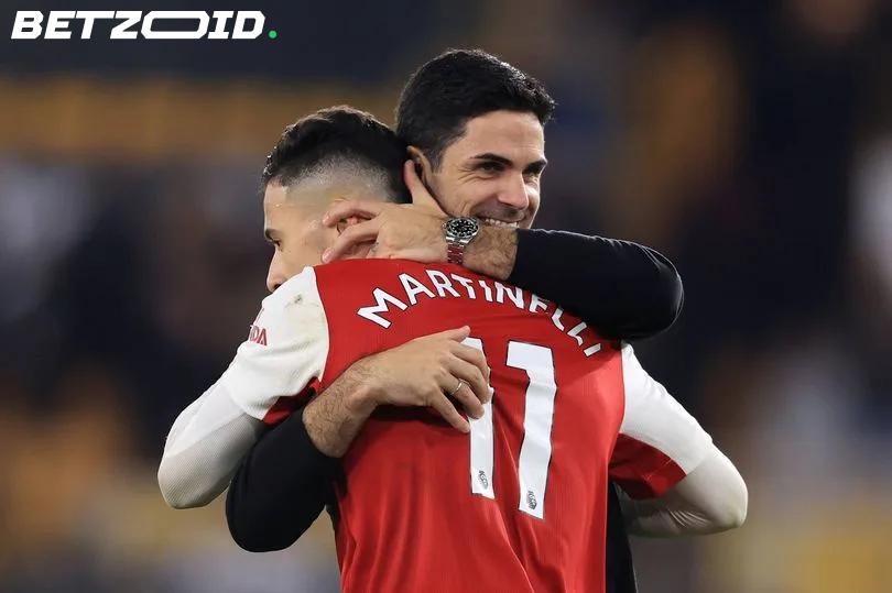 Martinelli's farewell said everything — Arteta's name wasn't in it.