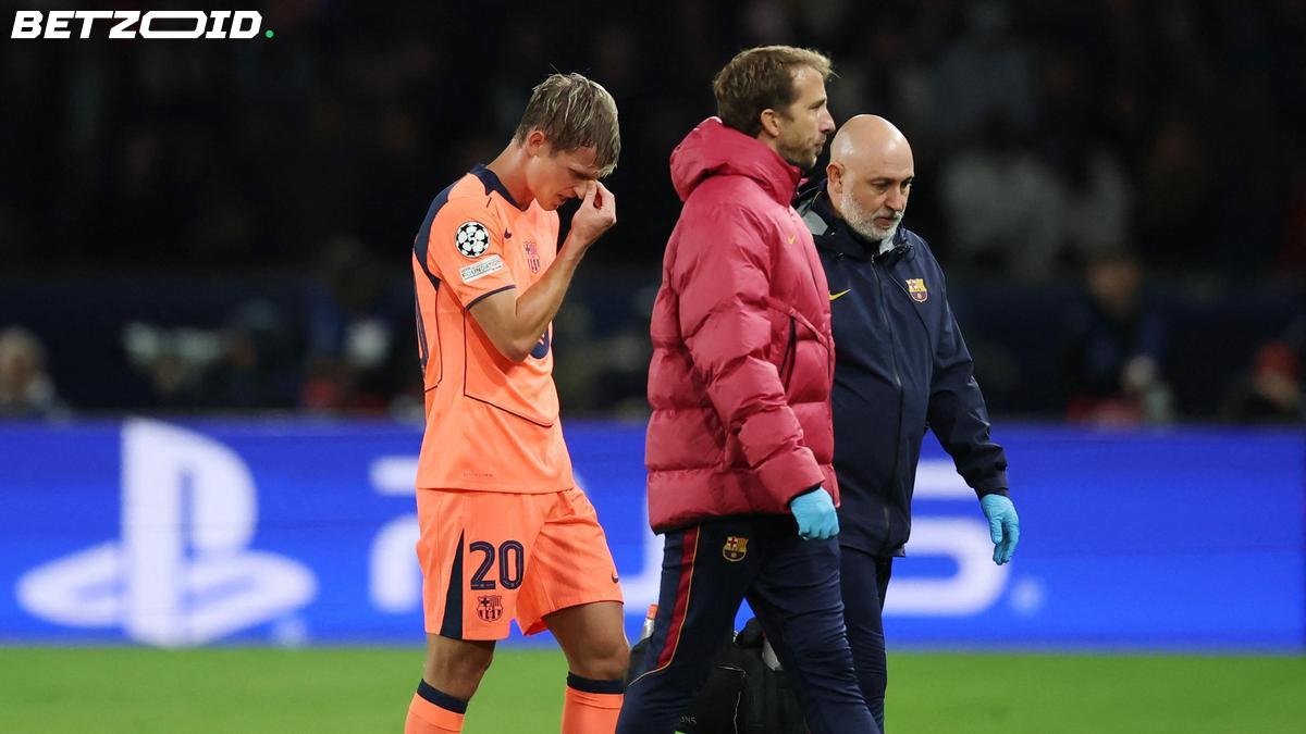 Dani Olmo Ruled Out of El Clasico After Injury in PSG Defeat.