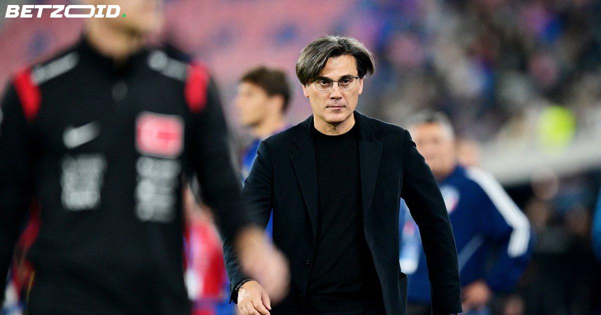 Turkey Sack National Team Coach Vincenzo Montella.