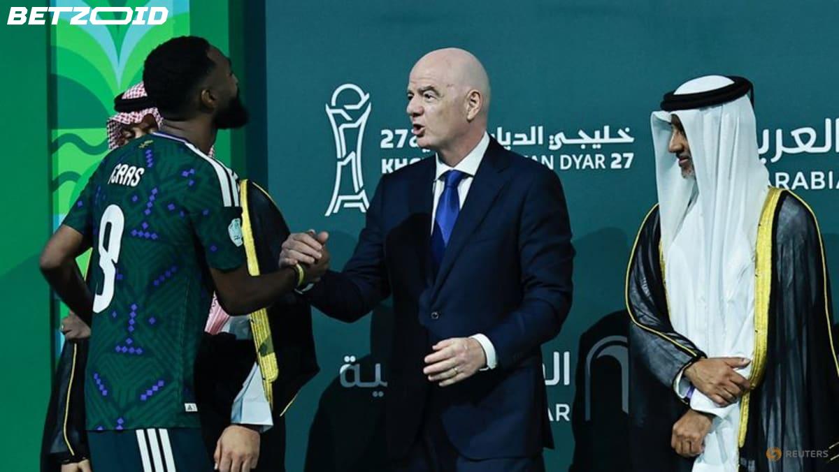 African Football Chiefs Pledge Unconditional Support for Infantino's FIFA Reelection.