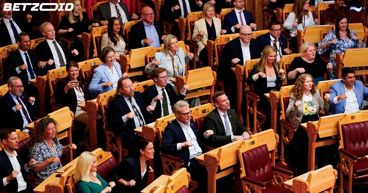 Norwegian Parliament Drops Everything to Do the Viking Row — And It's Perfect.