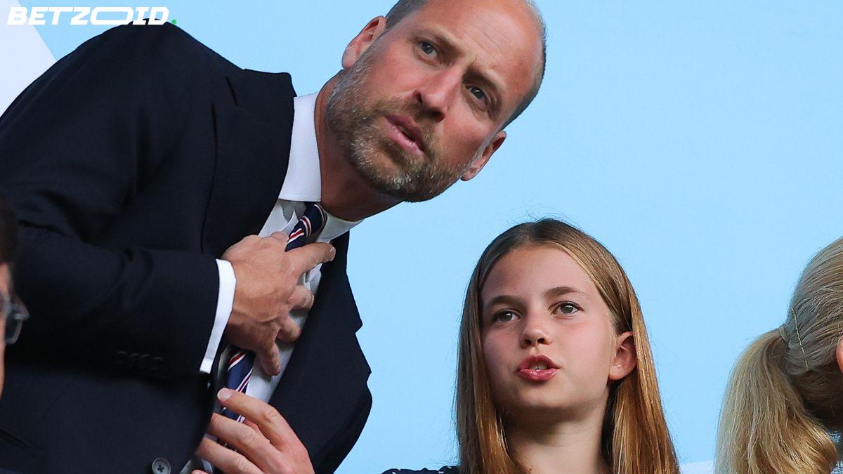 Prince William Brings Princess Charlotte Special Jersey from Saudi Arabia Football Visit.