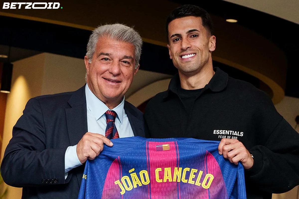 Ronaldo's Portugal Teammate Cancelo Returns to Barcelona in Surprising Move.