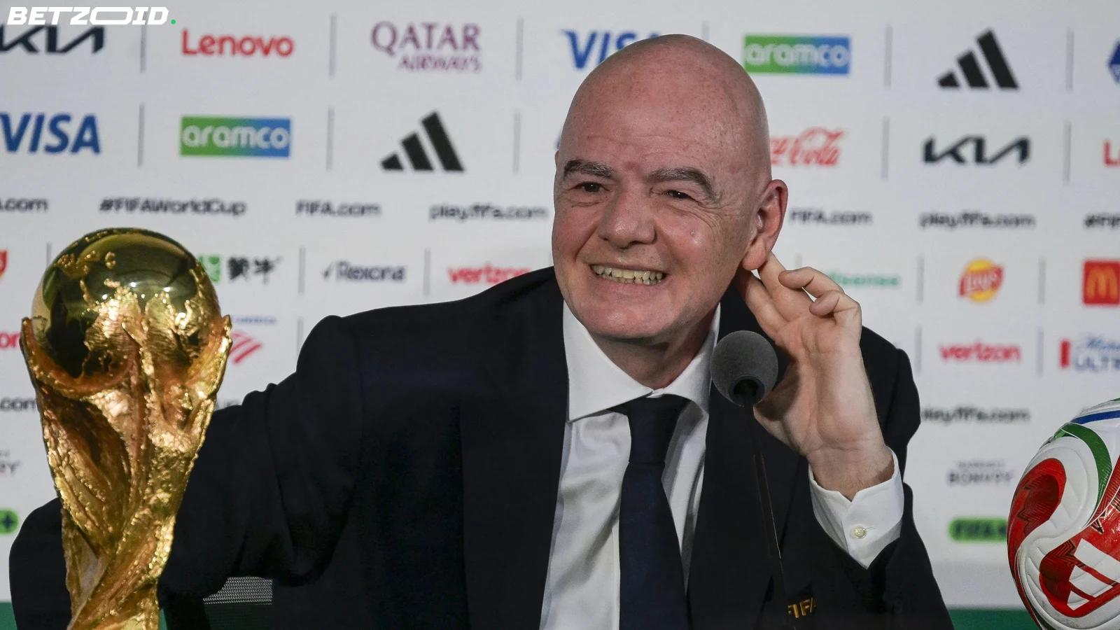 "There Can't Be" a Future for Infantino at FIFA, Says European Leagues President.