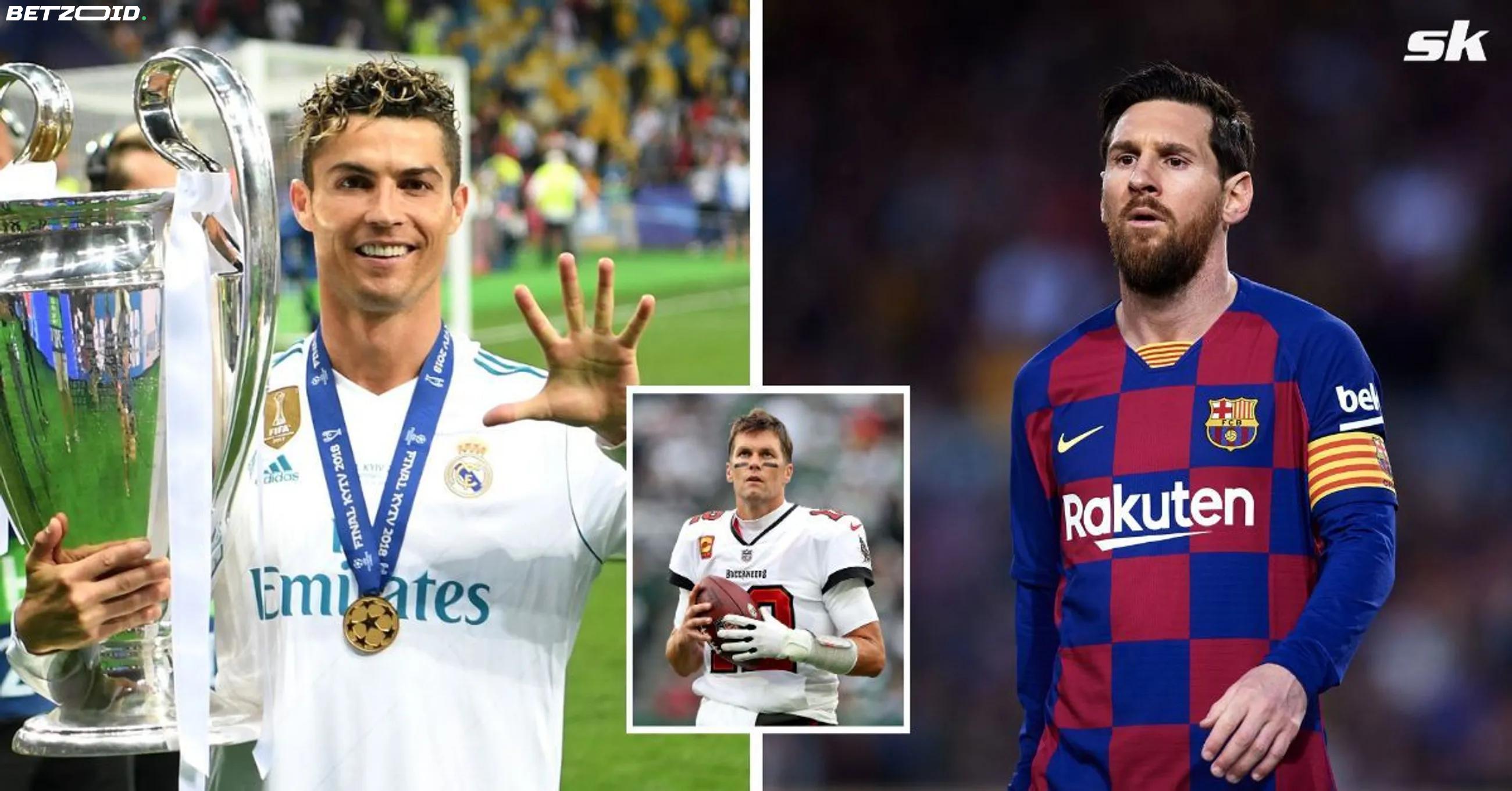 Tom Brady Refuses to Pick Between Messi and Ronaldo: 'I Like Them Both Too Much'.