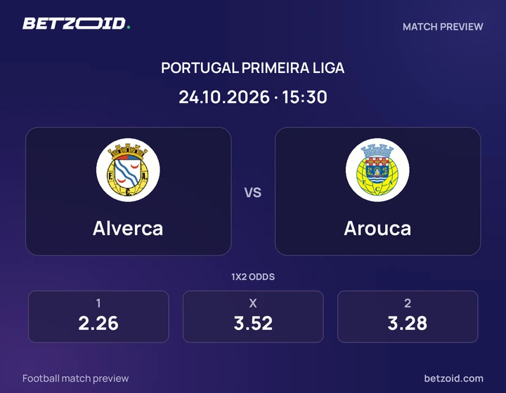 Alverca – Arouca Alverca – Arouca: imagem do jogo em Primeira Liga.