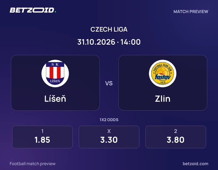 Líšeň – Zlin Líšeň – Zlin: obrázek k utkání v soutěži Česká liga.