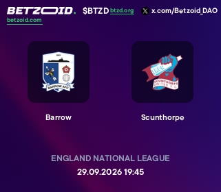 Barrow - Scunthorpe