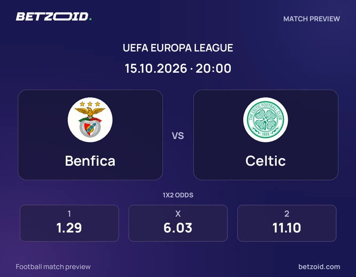 Benfica – Celtic Benfica – Celtic: imagem do jogo em Liga Europa.