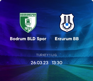 Bodrum BLD Spor - Erzurum BB