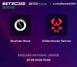 Boreham Wood - Kidderminster Harriers