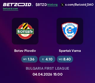Botev Plovdiv - Spartak Varna