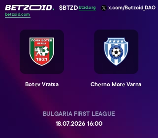 Botev Vratsa - Cherno More Varna