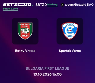 Botev Vratsa - Spartak Varna