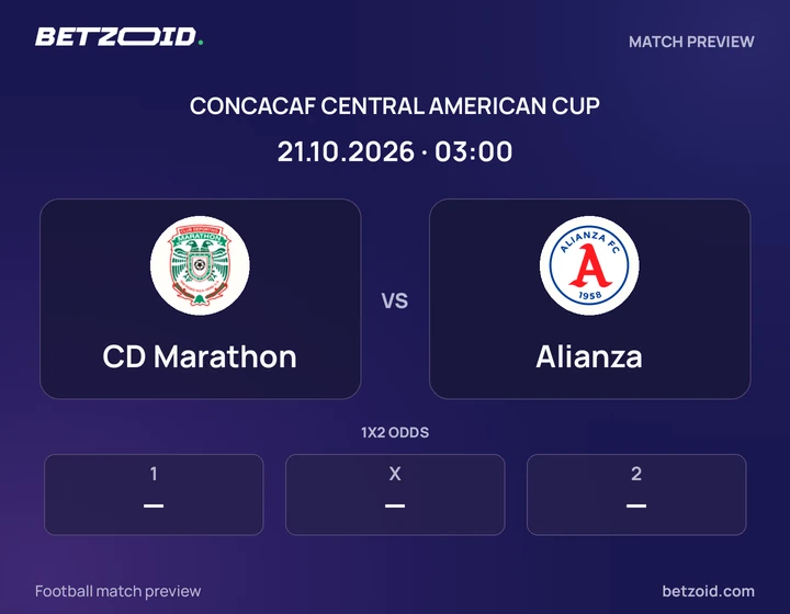 CD Marathon - Alianza CD Marathon vs Alianza: CONCACAF Central American Cup match preview with team badges and kick-off details.