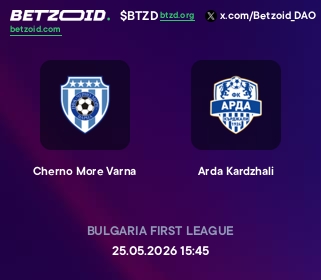 Cherno More Varna - Arda Kardzhali