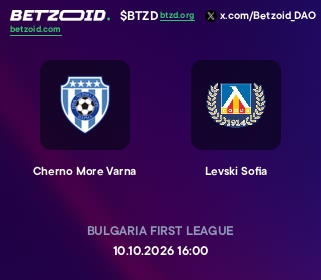 Cherno More Varna - Levski Sofia