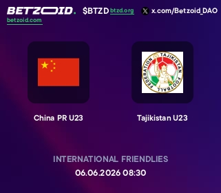 China PR U23 - Tajikistan U23
