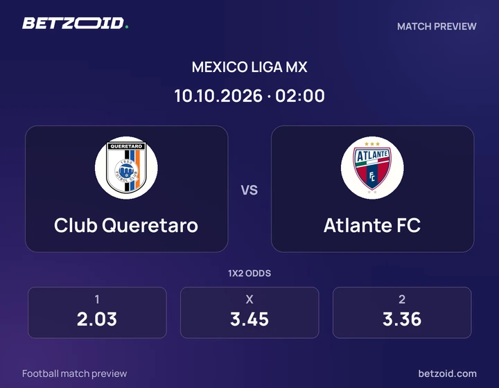 Club Queretaro vs. Atlante FC Club Queretaro vs. Atlante FC: previa del partido de Liga MX, con escudos y datos del encuentro.