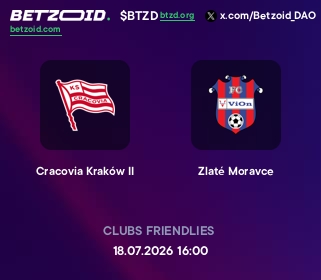 Cracovia Kraków II - Zlaté Moravce