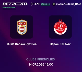 Dukla Banská Bystrica - Hapoel Tel Aviv