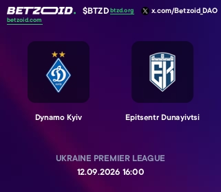 Dynamo Kyiv - Epitsentr Dunayivtsi