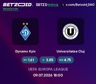Dynamo Kyiv - Universitatea Cluj