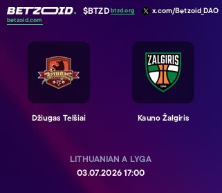 Džiugas Telšiai - Kauno Žalgiris