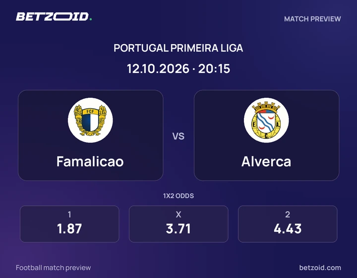 Famalicão – Alverca Famalicão – Alverca: imagem do jogo em Primeira Liga.