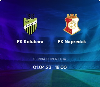 FK Kolubara - FK Napredak