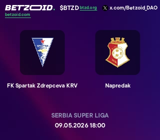 FK Spartak Zdrepceva KRV - Napredak