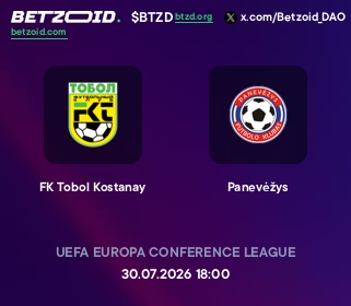 FK Tobol Kostanay - Panevėžys
