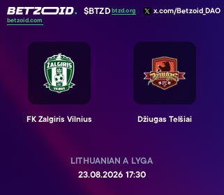 FK Zalgiris Vilnius - Džiugas Telšiai