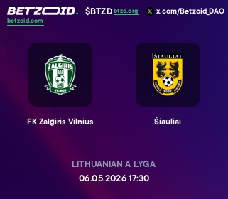 FK Zalgiris Vilnius - Šiauliai