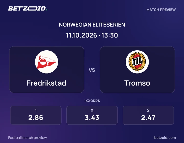 Fredrikstad – Tromso Fredrikstad – Tromso: kampbilde for Eliteserien.