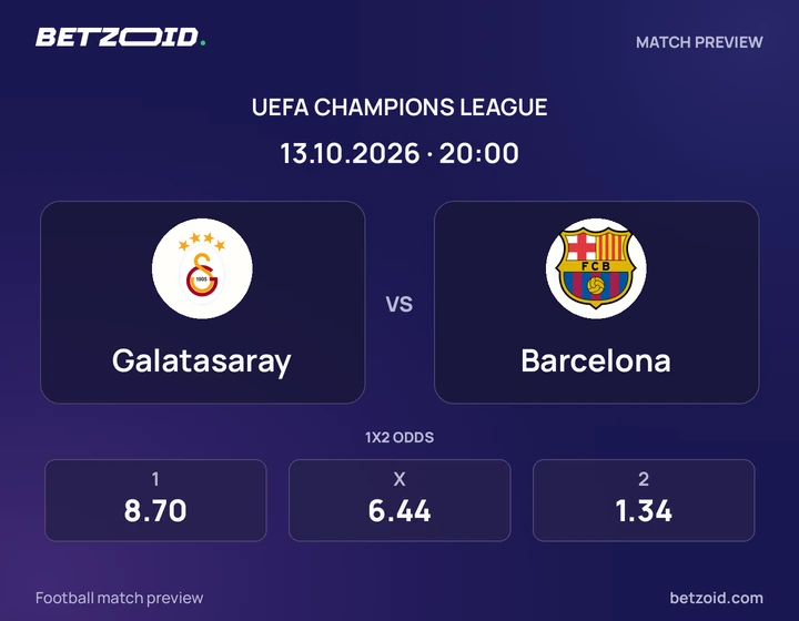 Galatasaray vs. Barcelona Galatasaray vs. Barcelona: imagen del partido de Champions League.
