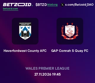 Haverfordwest County AFC - GAP Connah S Quay FC