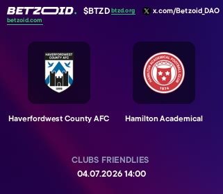 Haverfordwest County AFC - Hamilton Academical