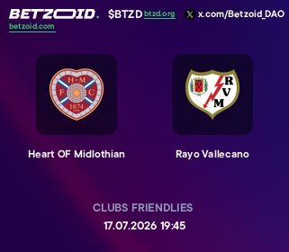 Heart OF Midlothian - Rayo Vallecano